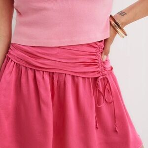 Aerie Vibrant Pink A-Line Skirt